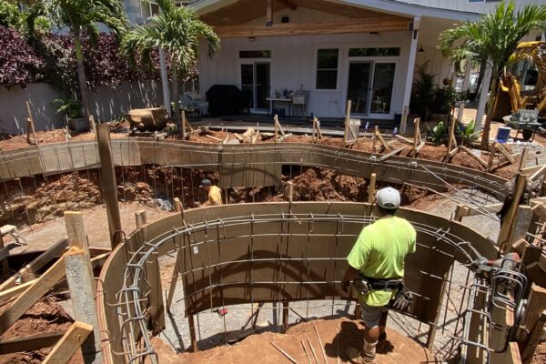 Maui Pool Project in process